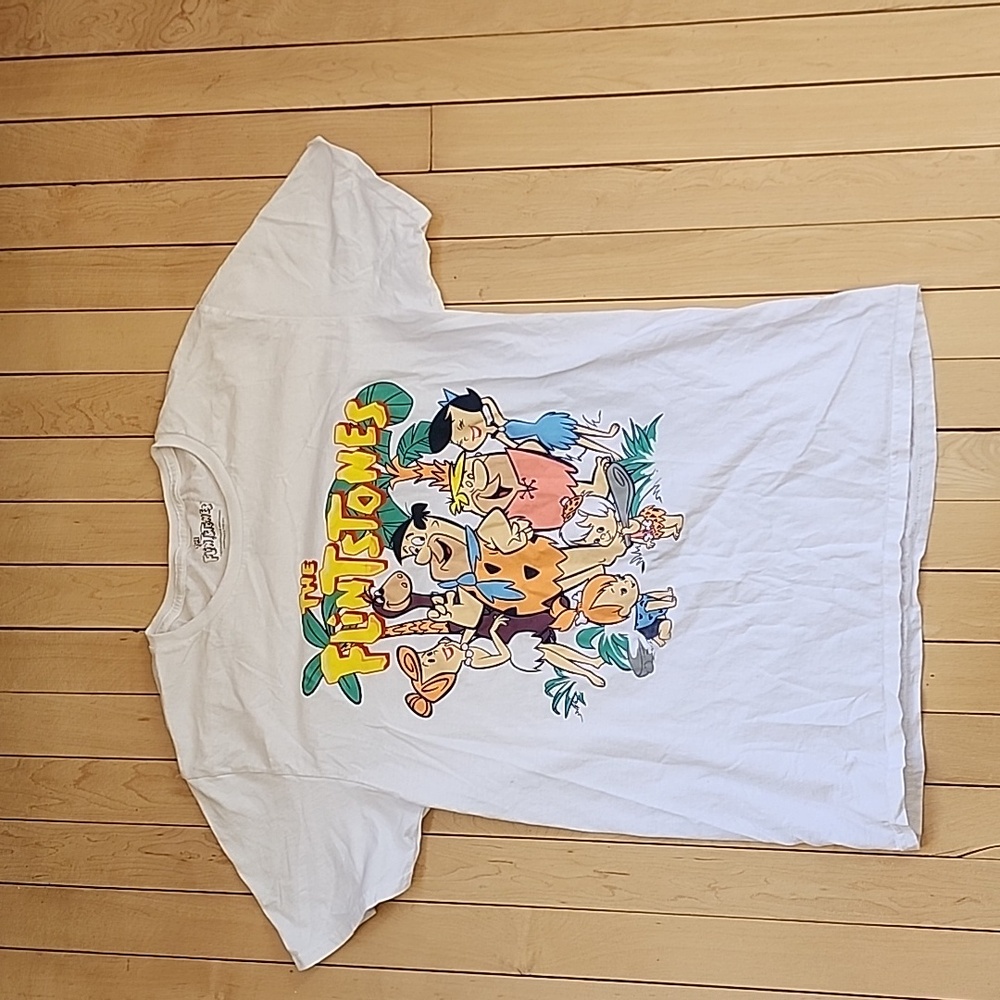 The Flintstones Tee Size M White